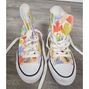 Converse All Star Chuck Taylor Women's Sz. 5 Floral Canvas High Top